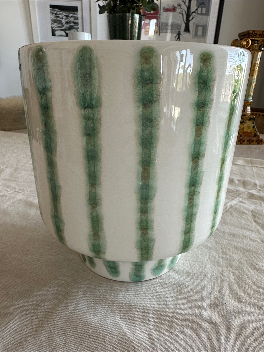 Large ceramic planter